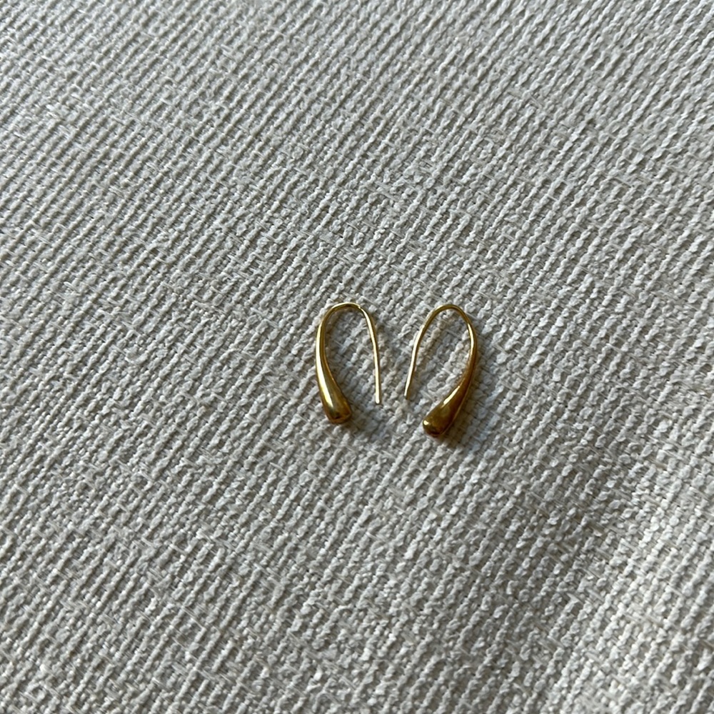 Gold Plated Drop Earrings